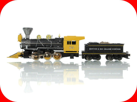 N Scale ***DENVER RIO GRANDE W** Custom 0-6-0 1800s Locomotive - Minitrix **Read