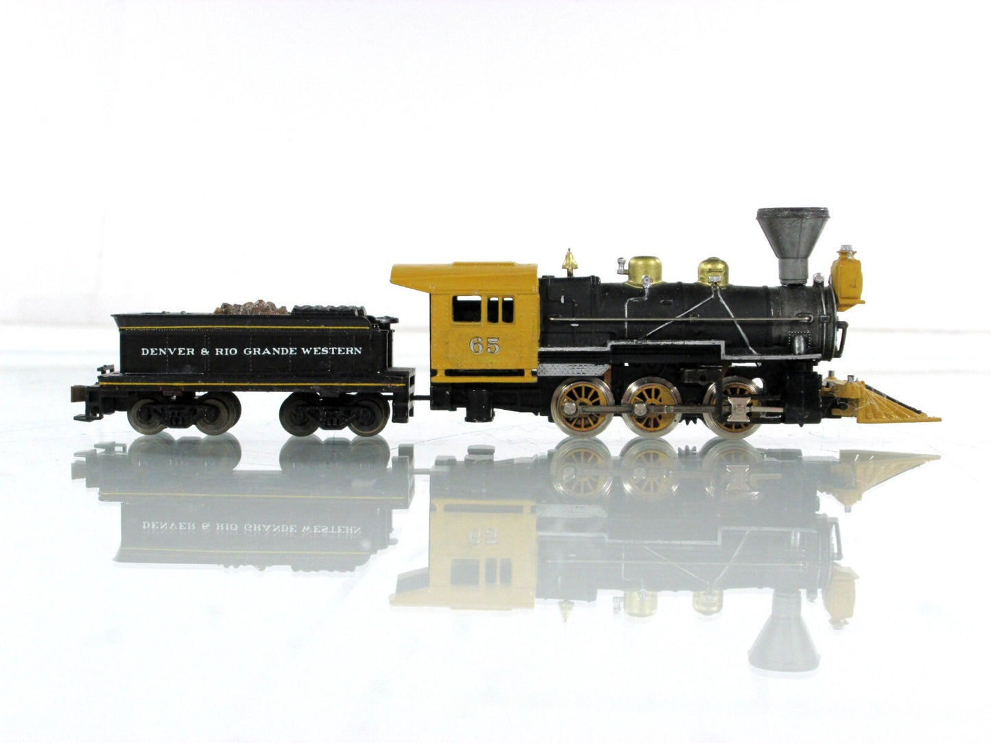 N Scale ***DENVER RIO GRANDE W** Custom 0-6-0 1800s Locomotive - Minitrix **Read