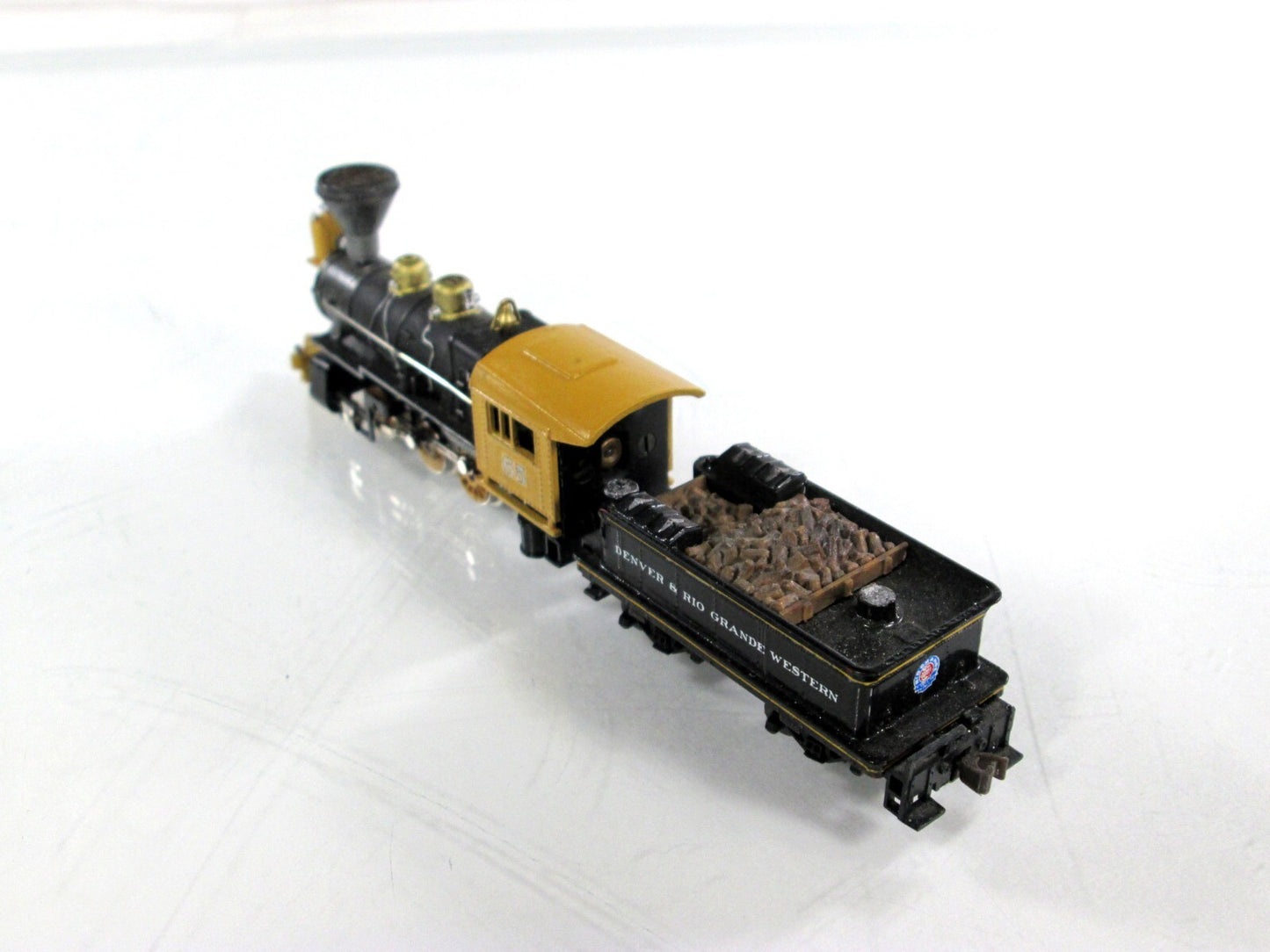 N Scale ***DENVER RIO GRANDE W** Custom 0-6-0 1800s Locomotive - Minitrix **Read