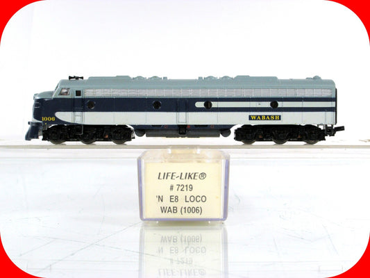 N Scale **WABASH** E8 Locomotive #1006 - Life-Like 7219, Knuckle Cplr **Project*