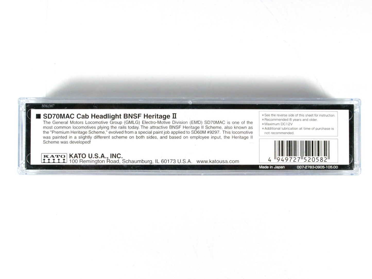 N Scale ***BNSF*** SD70MAC Heritage Locomotive #9842 - Kato 176-6310 **DCC Ready