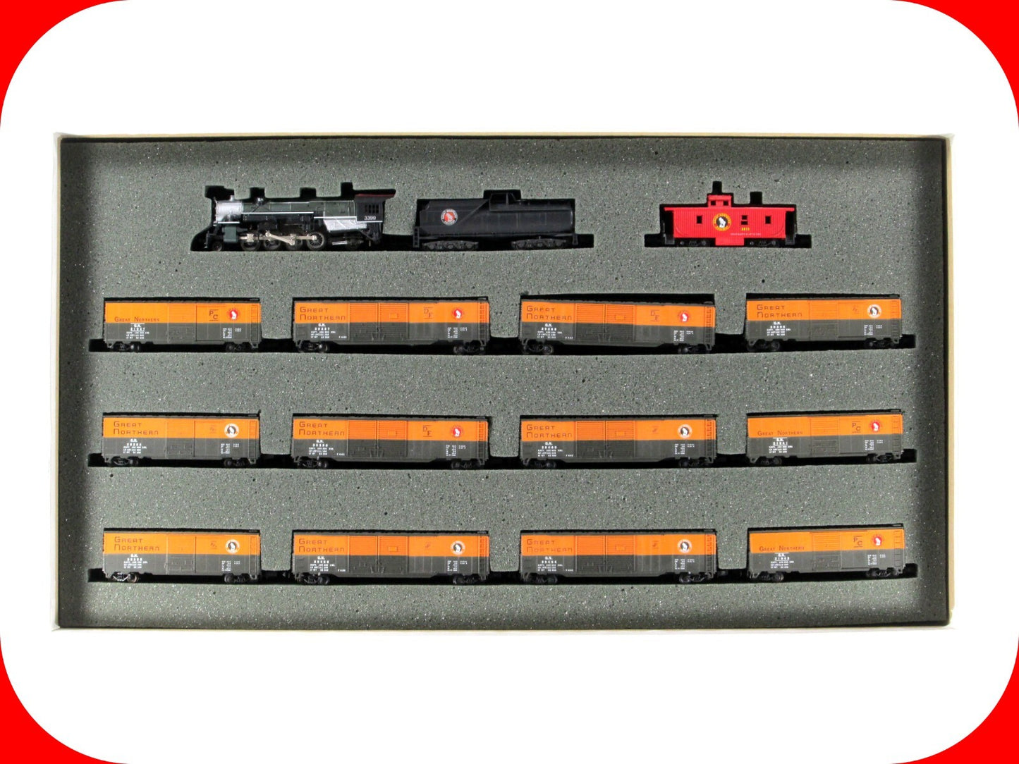 N Scale ***GREAT NORTHERN - MERCHANDISE SERVICE*** Set - Con-Cor 008518