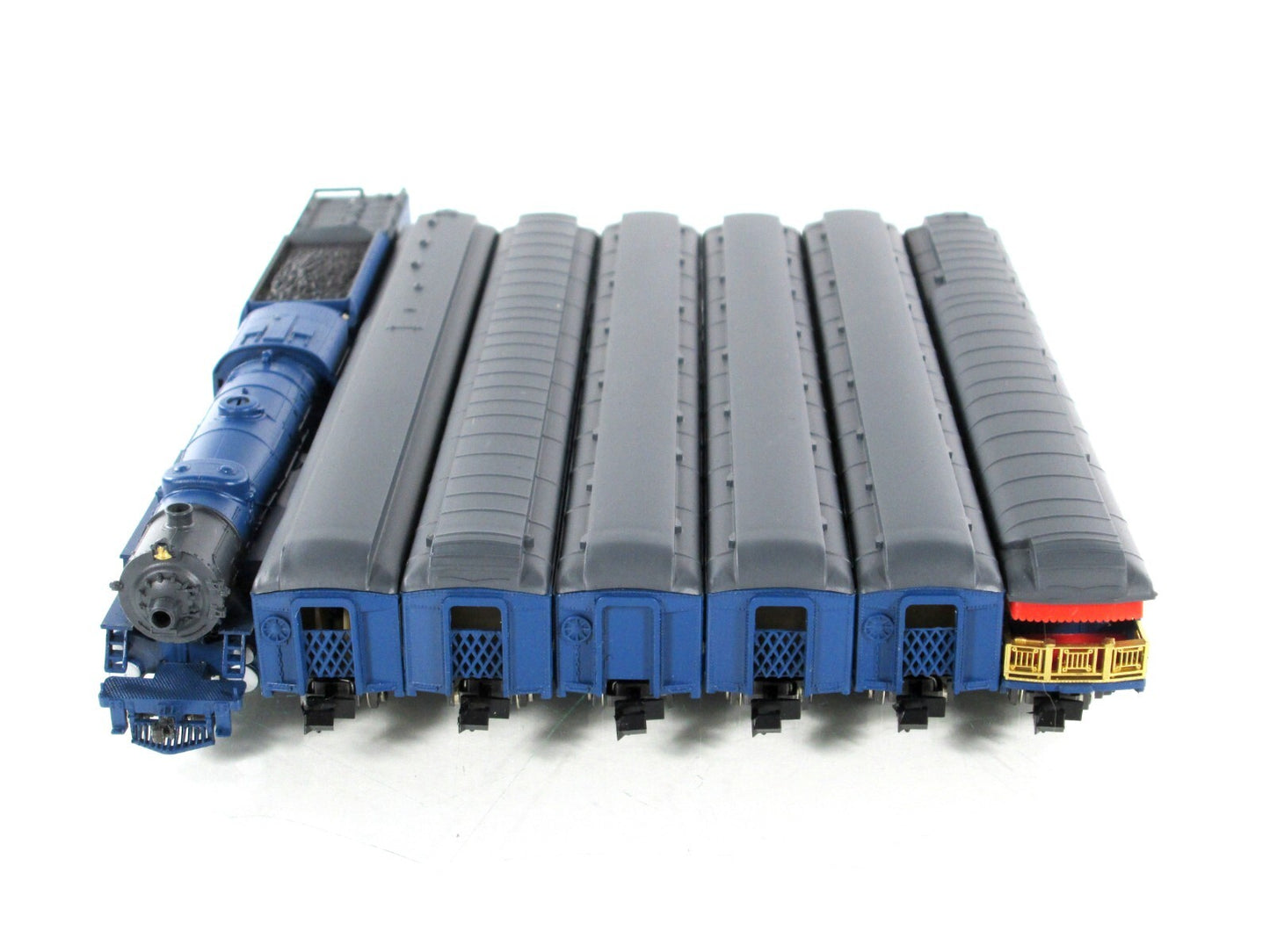 N Scale **NEW JERSEY - BLUE COMET** Locomotive, Passenger Set - Con-Cor, Limited