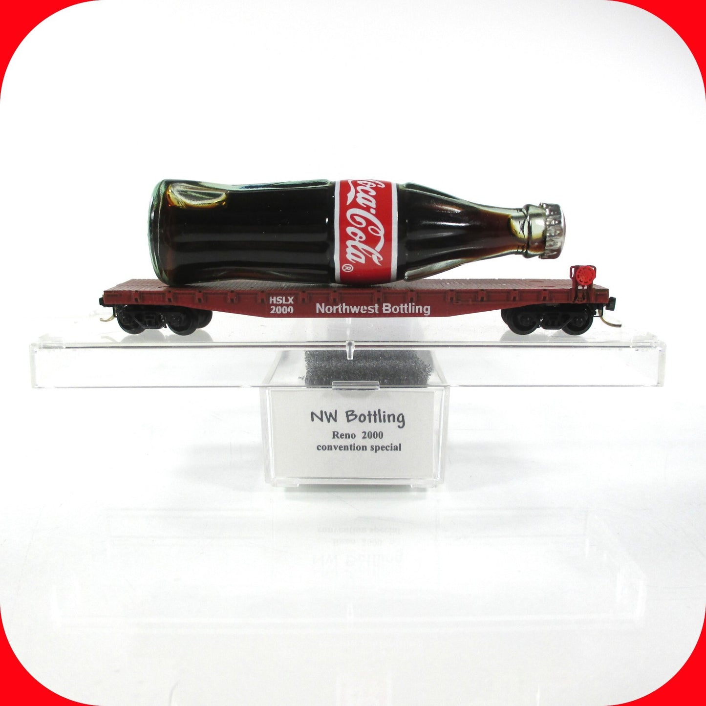 N Scale **COCA-COLA** NW Bottling, Reno 2000 - MTL, Lowell Smith ***Signed, RARE