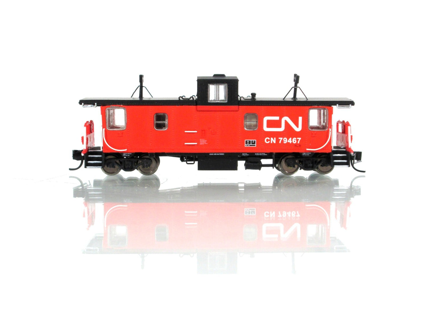 N Scale *Canadian National POINT ST CHARLES* Lighted Caboose #79467 -Rapido 2006