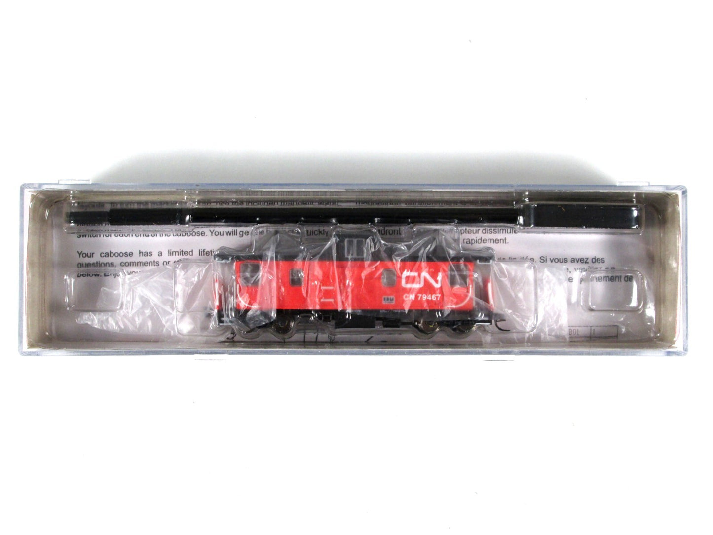 N Scale *Canadian National POINT ST CHARLES* Lighted Caboose #79467 -Rapido 2006
