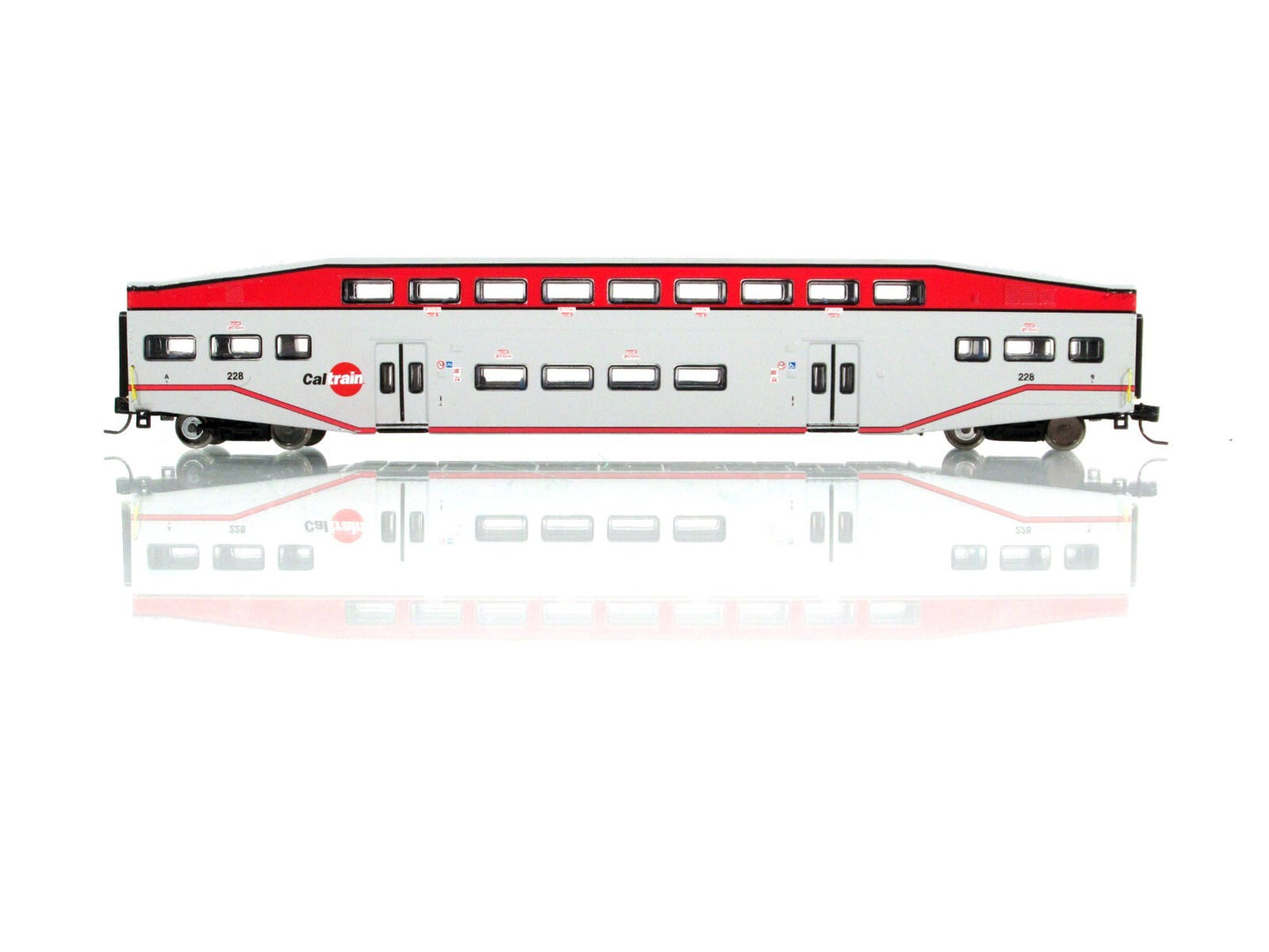 N Scale **CALTRAIN** Bombardier Commuter Coach #228 - Athearn 26007 **RARE