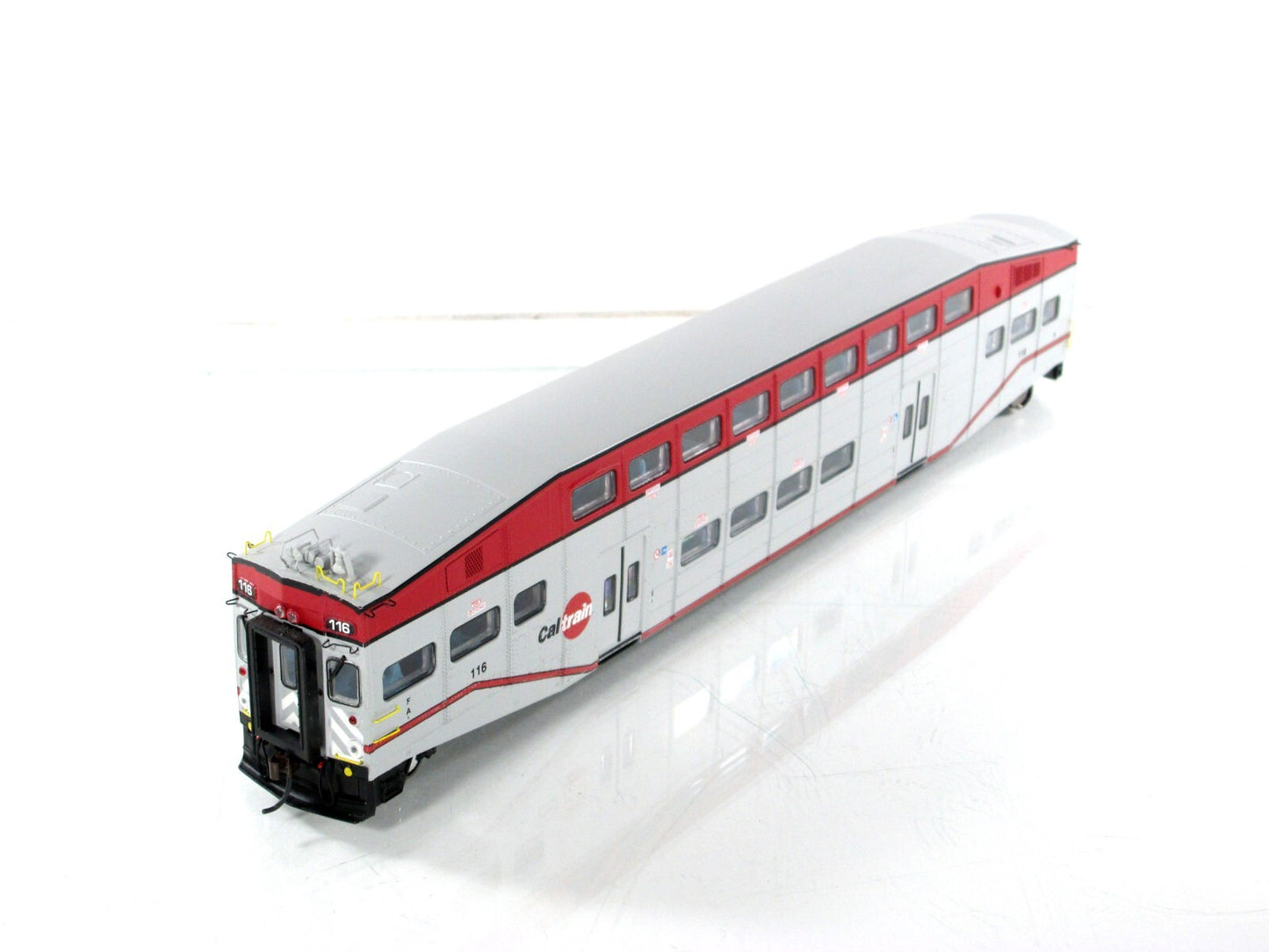 HO Scale ***CALTRAIN*** Bombardier Commuter Coach Car #116 - Athearn 25531 *RARE