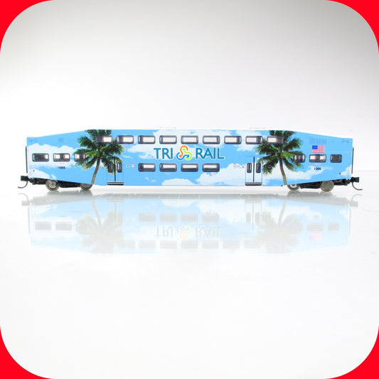 N Scale **TRI-RAIL** Bombardier Commuter Coach Car #1005 - Athearn 10145 **RARE