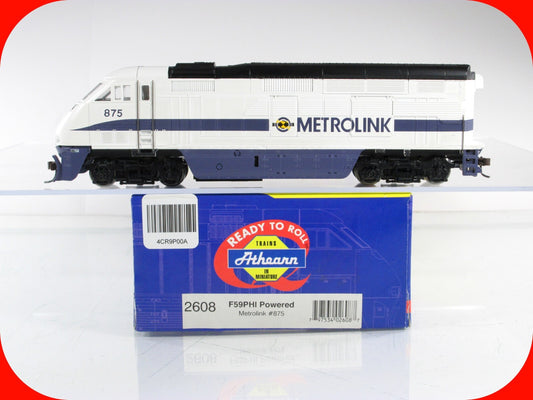 HO Scale ***METROLINK*** Bombardier F59PHI Diesel Locomotive #875 - Athearn 2608