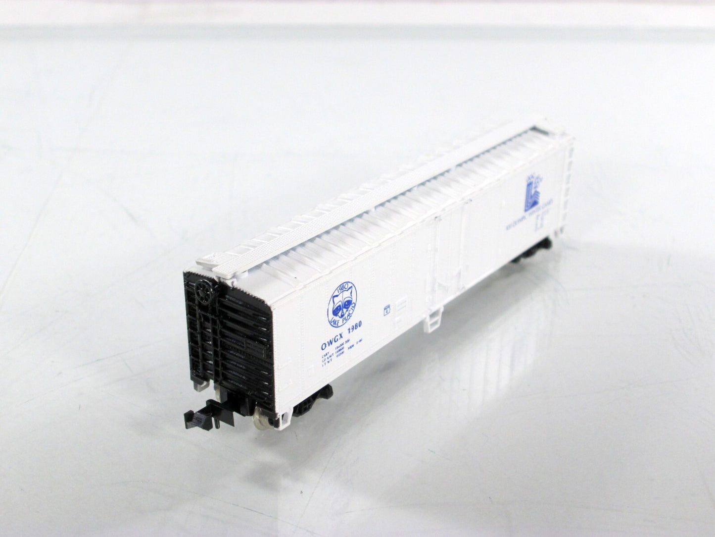 N Scale ****1980 WINTER OLYMPICS, LAKE PLACID**** 50' Box Car -- Atlas / Bev-Bel