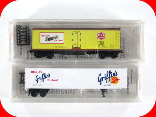 N Scale **GRIFFIN'S** Reefer and Trailer Set -- Micro Trains Limited Special Run