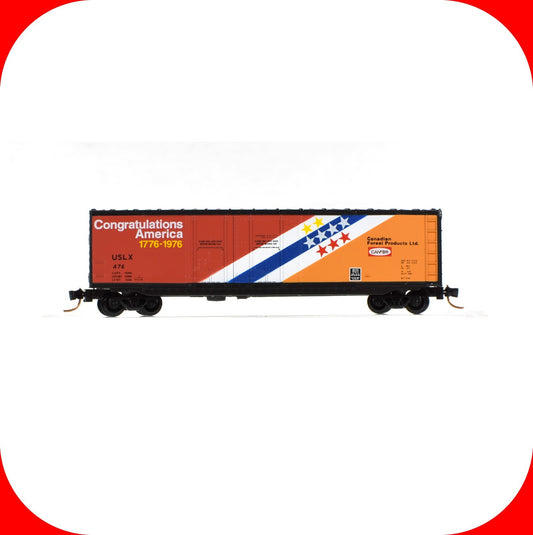 N Scale **CONGRATULATIONS AMERICA** 1776-1976 CANFOR Box Car -Micro Trains 75050