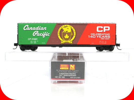 N Scale ***CANADIAN PACIFIC 140th Anniversary*** Box Car --Micro Trains 18100160