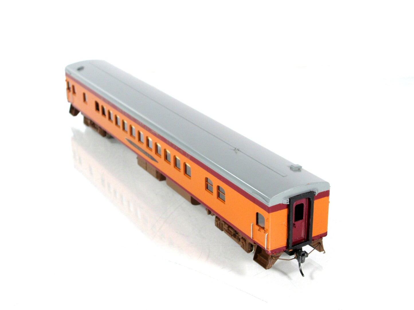 HO Scale BRASS **MILWAUKEE RD** HIAWATHA Parlor Car -- Overland 3111, Knuckle Cp