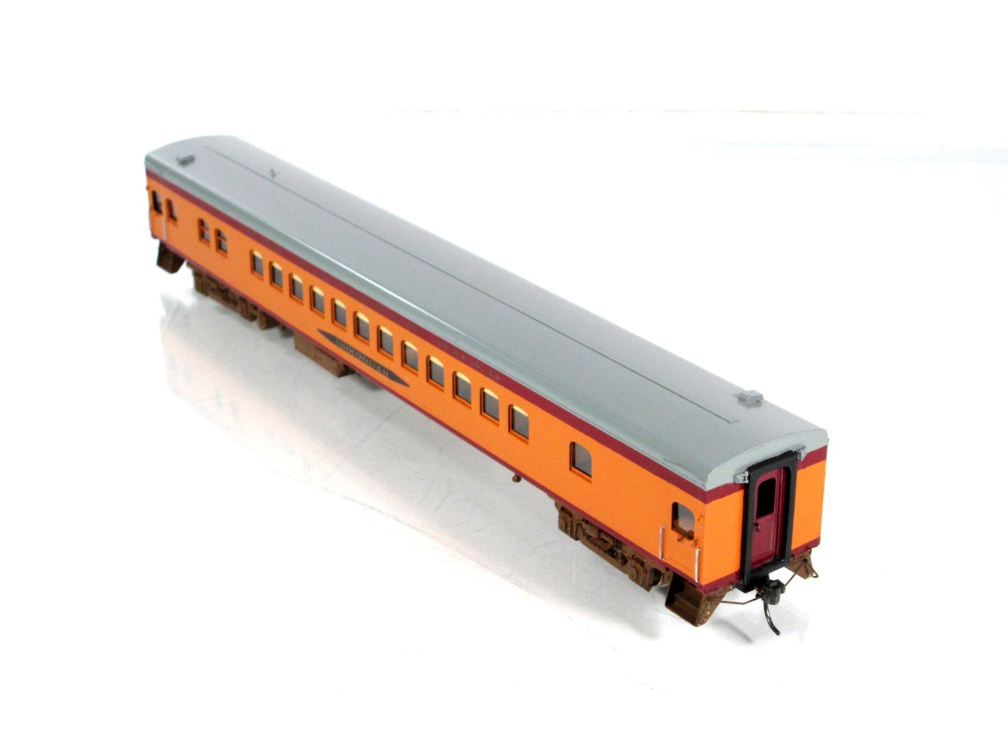 HO Scale BRASS **MILWAUKEE RD** HIAWATHA Parlor Car -- Overland 3111, Knuckle Cp