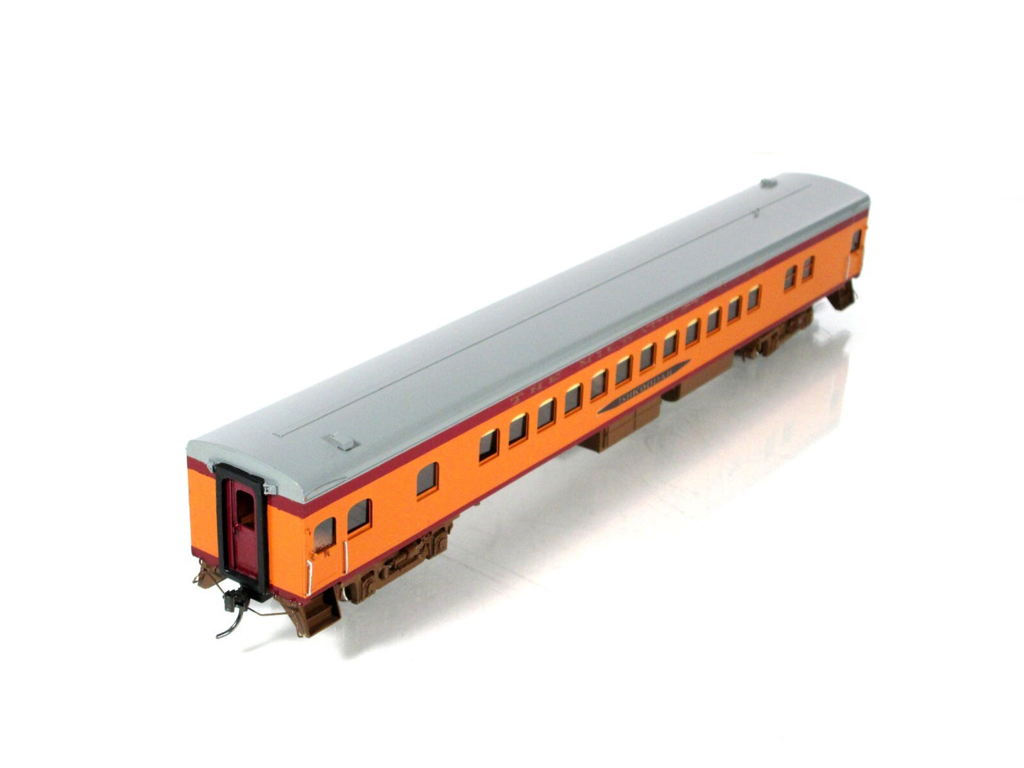 HO Scale BRASS **MILWAUKEE RD** HIAWATHA Parlor Car -- Overland 3111, Knuckle Cp