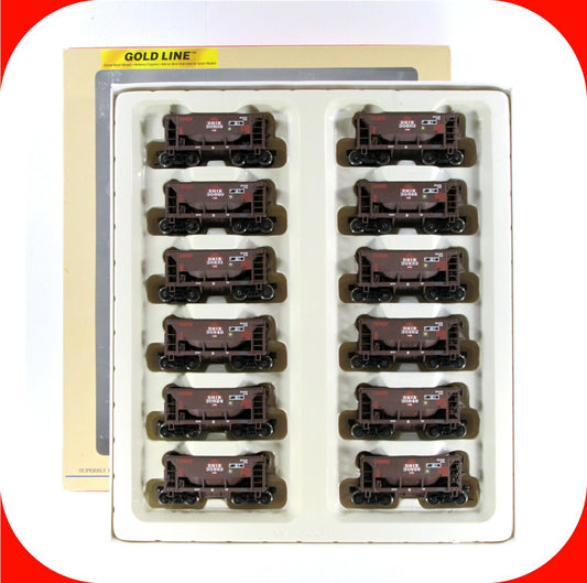 HO Scale ***DULUTH, MISSABE & IRON RANGE*** Ore Car 12-Pack - Walthers 932-4472