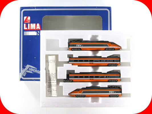 N Scale ***TGV - FRANCE*** High Speed Locomotive, Passenger Set -- Lima 123901 G
