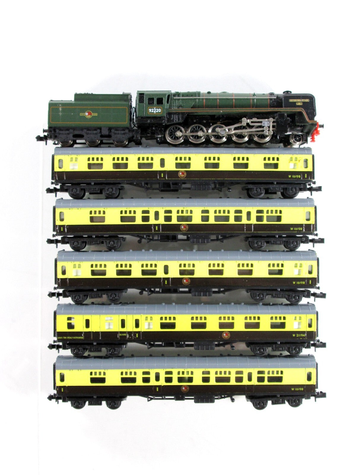 N Scale **EVENING STAR** Steam Locomotive, Passenger Set - Minitrix, Model Power