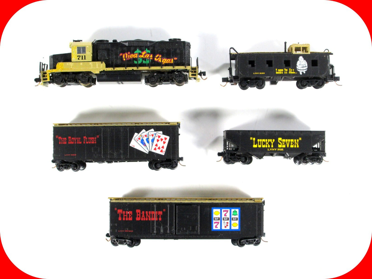N Scale **THE GAMBLER** Train Set w/ Locomotive -- Micro Trains 99321721 **RARE