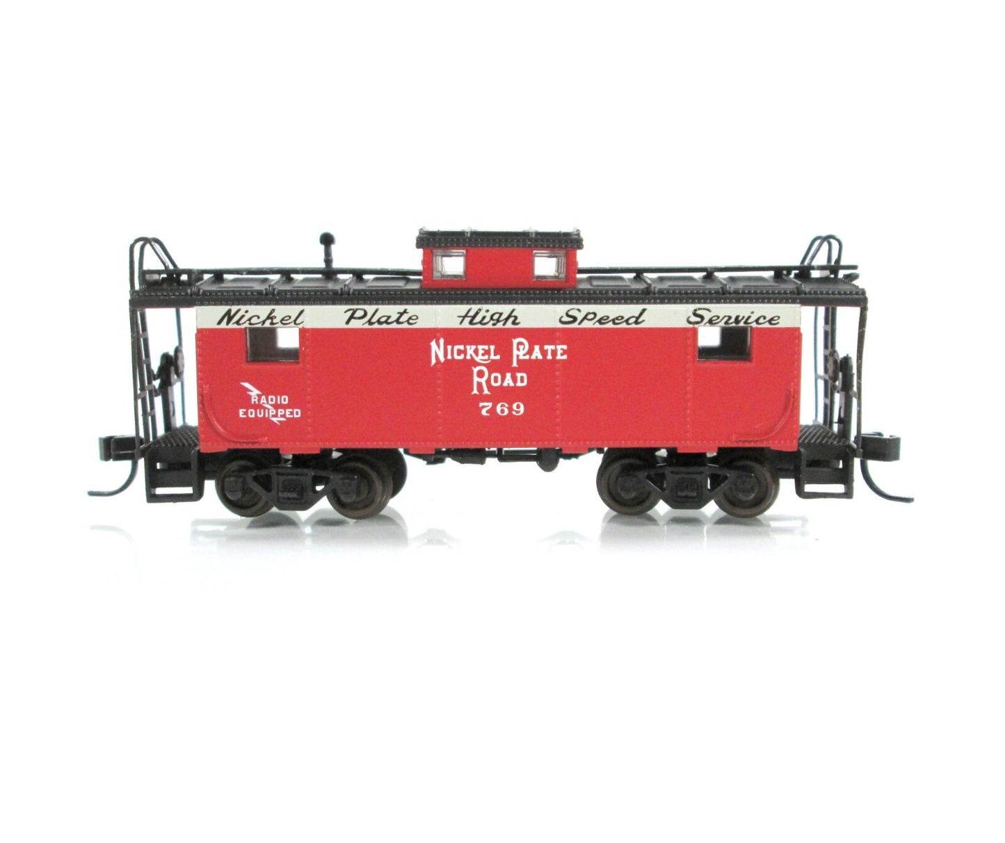 N Scale ***NICKEL PLATE ROAD*** NE-6 Cupola Caboose, NKP 769 - Atlas 33436 *RARE