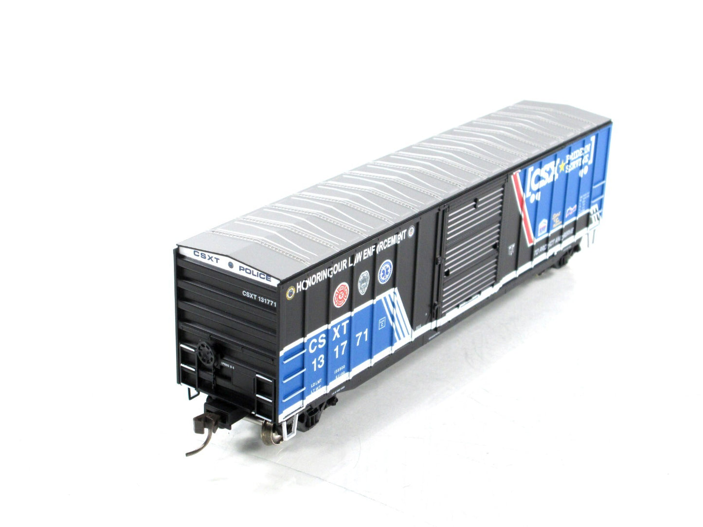 HO Scale ***HONORING LAW ENFORCEMENT*** Box Car, CSX 131771 - Atlas TWTL08 *RARE