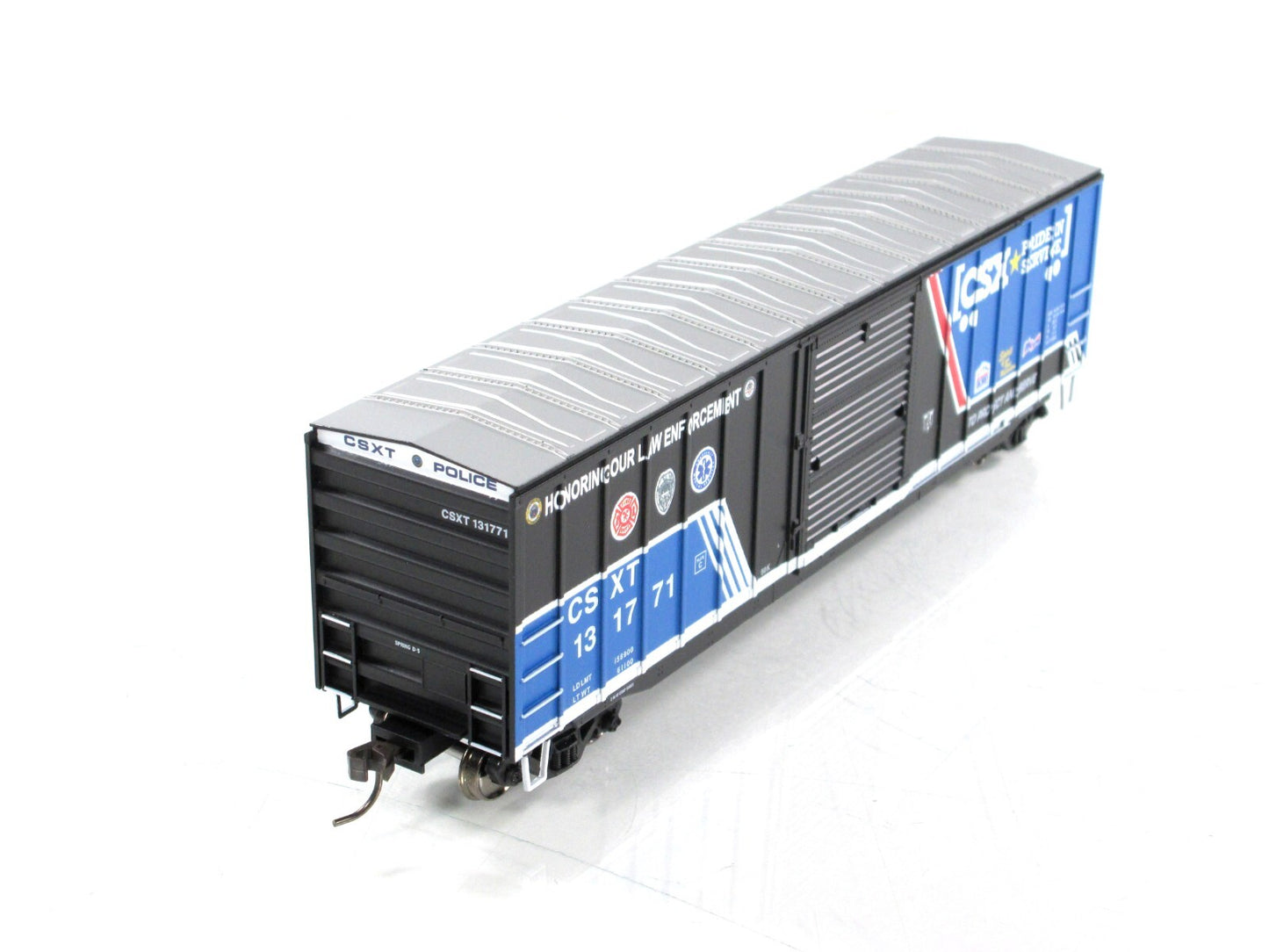 HO Scale ***HONORING LAW ENFORCEMENT*** Box Car, CSX 131771 - Atlas TWTL08 *RARE