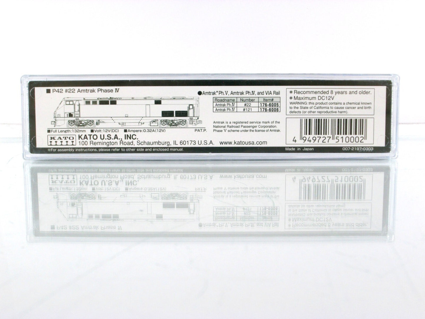 N Scale ***AMTRAK*** Phase IV P42 Genesis #22 -Kato 176-6005, DCC Rdy ***Project