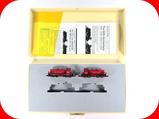 N Scale ***NMRA 50th Anniversary*** SW 1500 Switcher Set #1985 - Con-Cor ***RARE