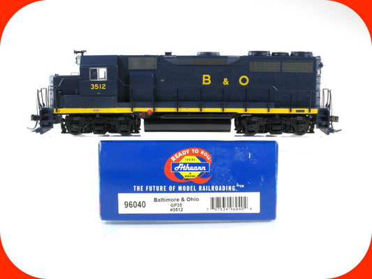 HO Scale ***BALTIMORE & OHIO*** GP35 Locomotive #3512 - Athearn 96040, w/ DCC