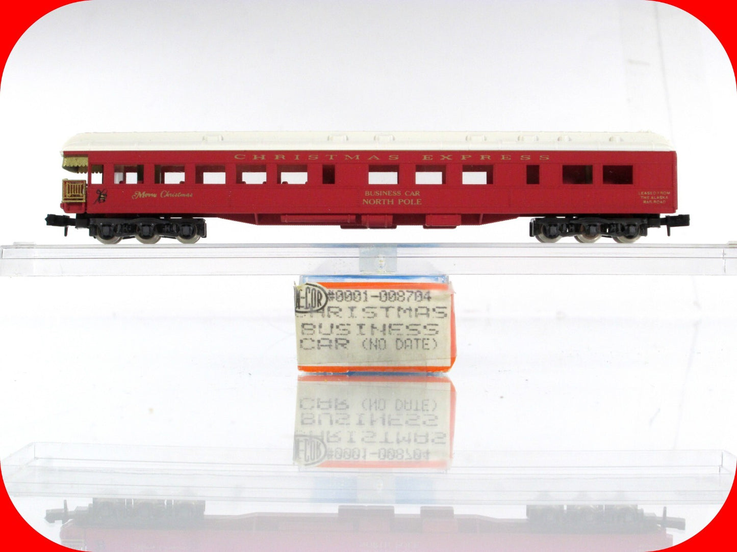 N Scale ***CHRISTMAS EXPRESS*** Santa's Business Car - Con-Cor 008704 ***No-Date