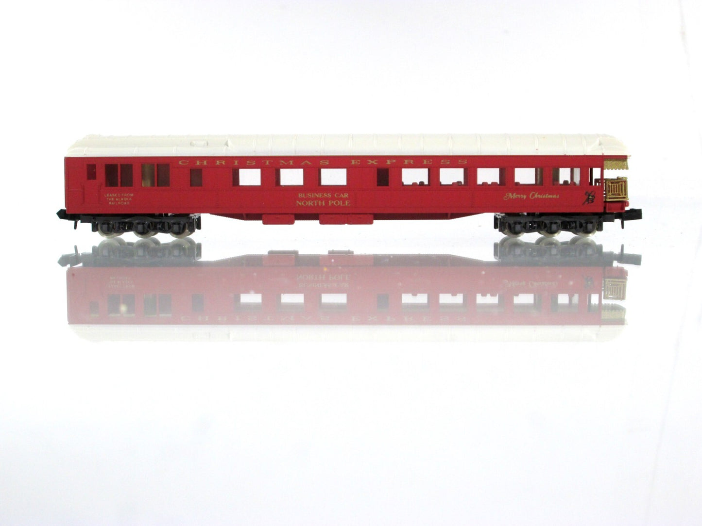 N Scale ***CHRISTMAS EXPRESS*** Santa's Business Car - Con-Cor 008704 ***No-Date