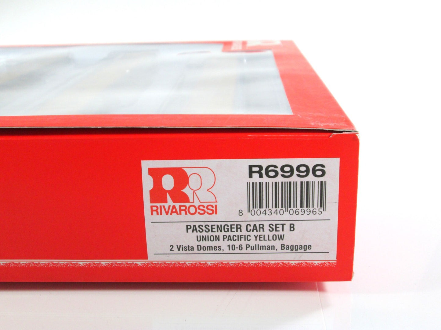 HO Scale UNION PACIFIC Lightweight Passenger Set B, Rivarossi R6996, Knuckle Cpl
