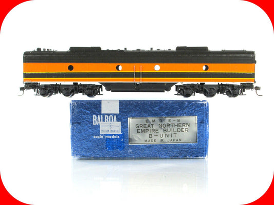 HO Scale Brass ***GN - EMPIRE BUILDER*** E8 B-Unit Dummy - Balboa, Knuckle Cplrs