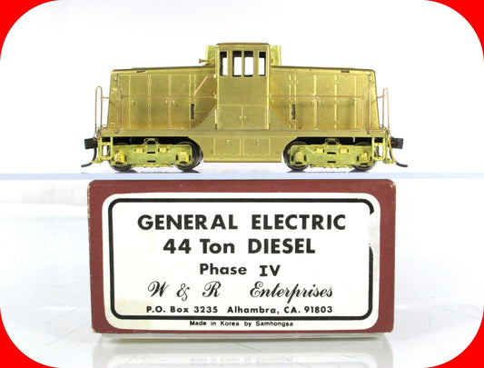 HO Scale BRASS ***GE 44-TON DIESEL Phase IV SWITCHER*** ------ W & R Enterprises