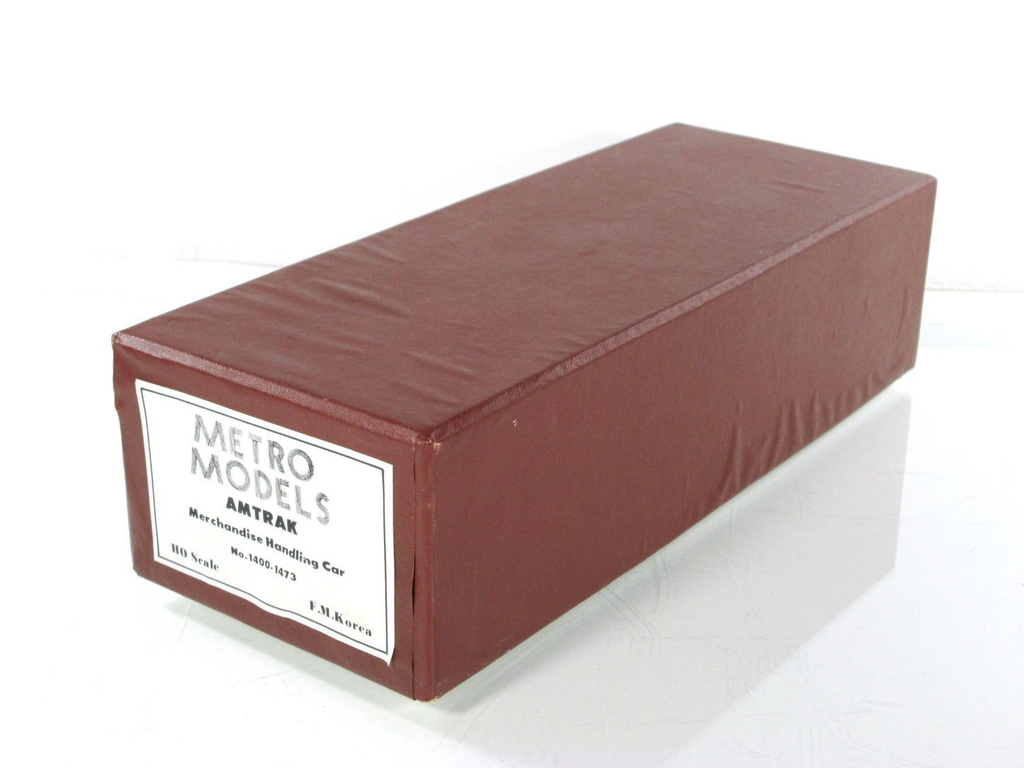 HO Scale BRASS **AMTRAK** Merchandise Handling Box Car #1400-1473 - Metro Models