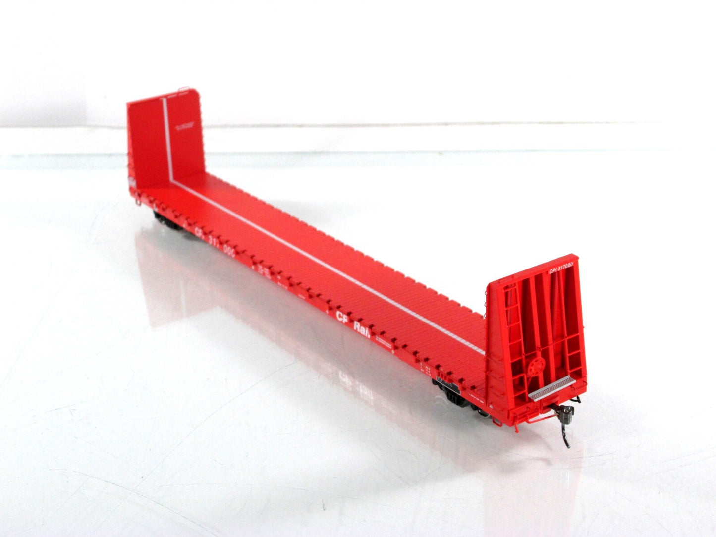 HO Scale ***CANADIAN PACIFIC*** Bulkhead Flat Car 6-Pack - Rapido Trains 147001A