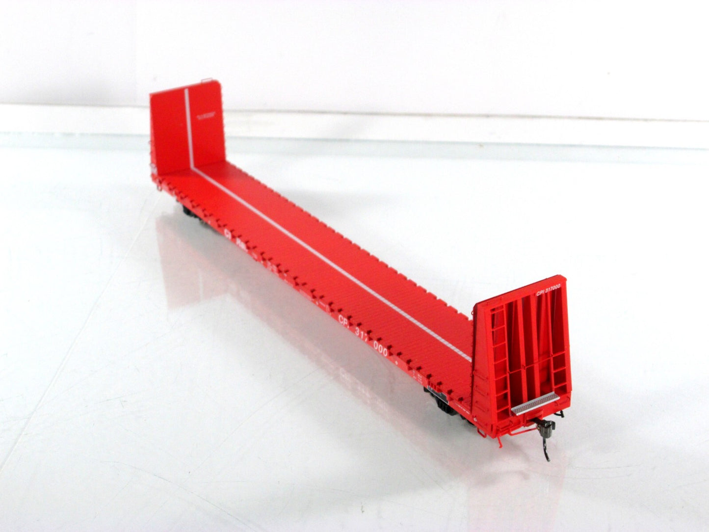 HO Scale ***CANADIAN PACIFIC*** Bulkhead Flat Car 6-Pack - Rapido Trains 147001A