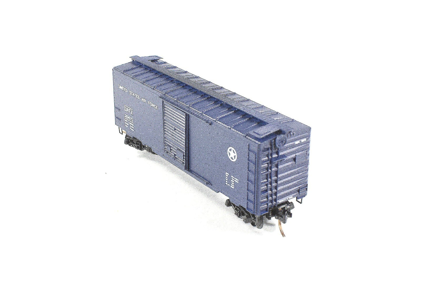 N Scale US AIR FORCE 40' Single Door Box Car -- USAF 26475 -- Micro Trains 20446