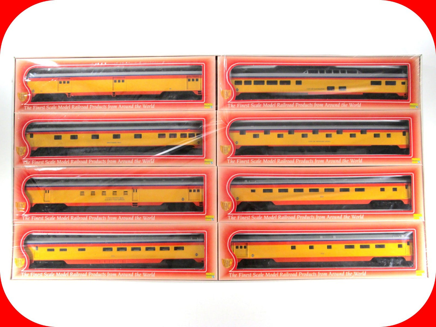 HO Scale CHESSIE STEAM SPECIAL Passenger Set - IHC 48358, Knuckle Cpl, Interiors