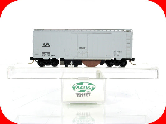 N Scale ***MAINTENANCE of WAY*** Roller Wheel Track Cleaner Car - AZTEC TS1107