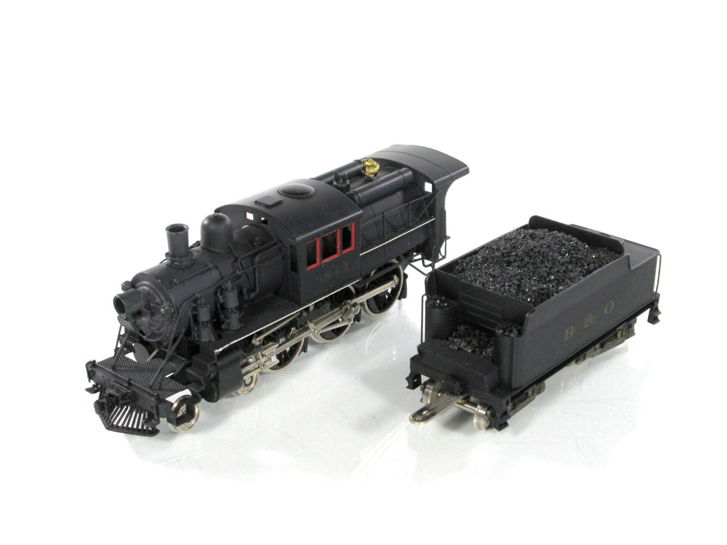 HO Scale BRASS **BALTIMORE OHIO** 4-6-0 U-1 Locomotive #1843 -- by NPP, G Series