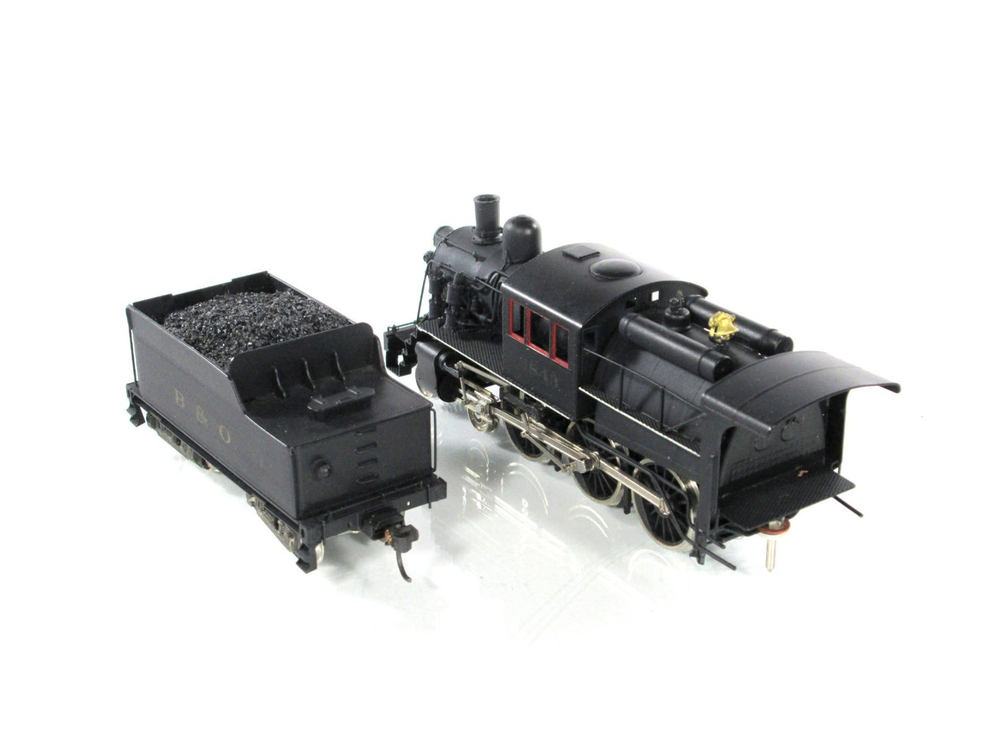 HO Scale BRASS **BALTIMORE OHIO** 4-6-0 U-1 Locomotive #1843 -- by NPP, G Series