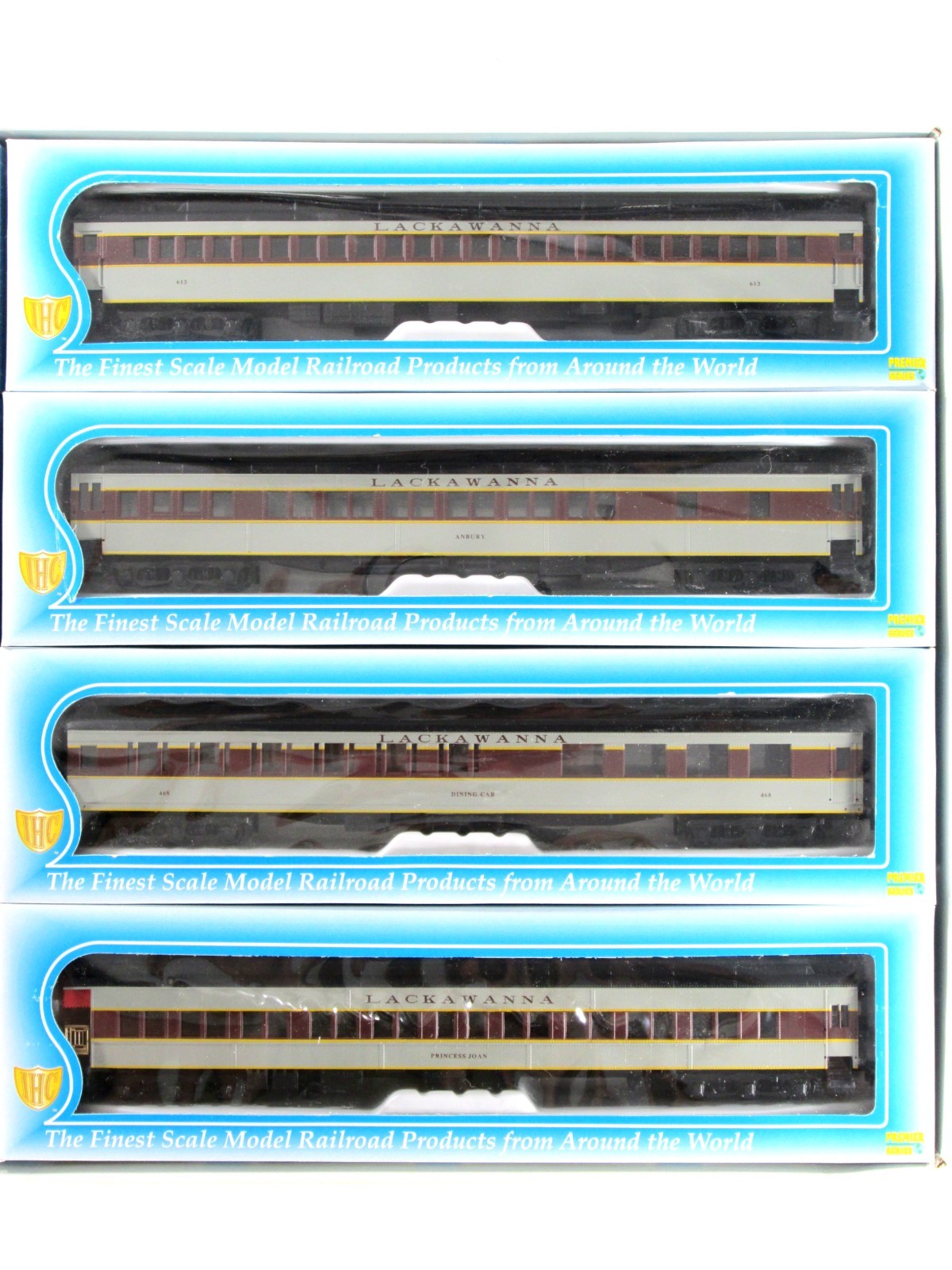 HO Scale ***LACKAWANNA*** Heavyweight Passenger 8-Car Set - IHC 49348