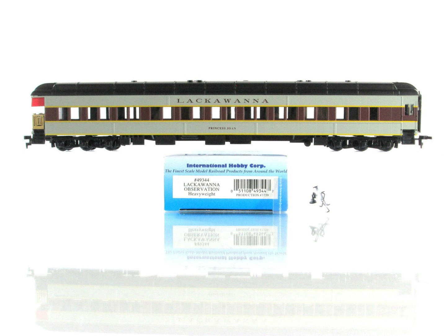 HO Scale ***LACKAWANNA*** Heavyweight Passenger 8-Car Set - IHC 49348