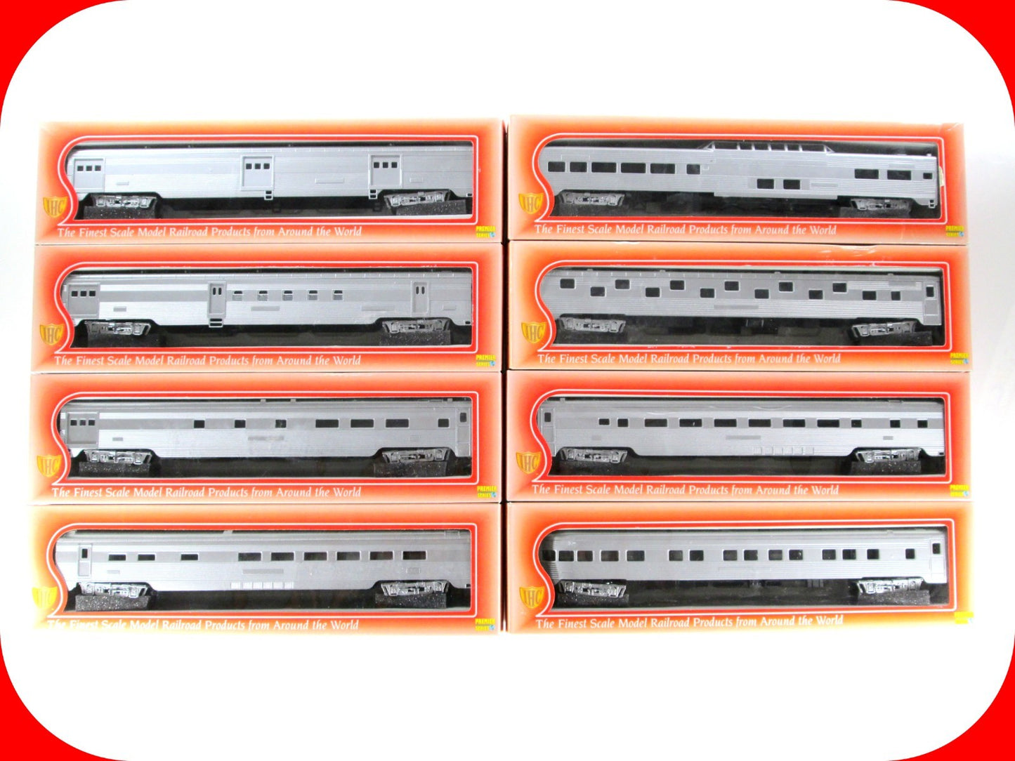 HO Scale ***UNDECORATED*** Lightweight Passenger Car 8-Pack Set ------ IHC 47718