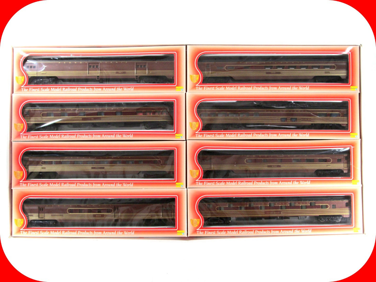 HO Scale *PRR FLEET of MODERNISM* Set -IHC 47738 50015, Knuckle Cplrs, Interiors