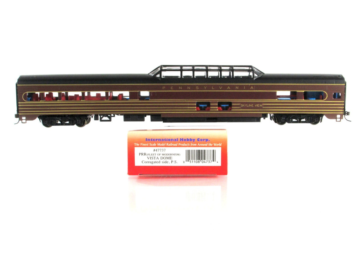 HO Scale *PRR FLEET of MODERNISM* Set -IHC 47738 50015, Knuckle Cplrs, Interiors