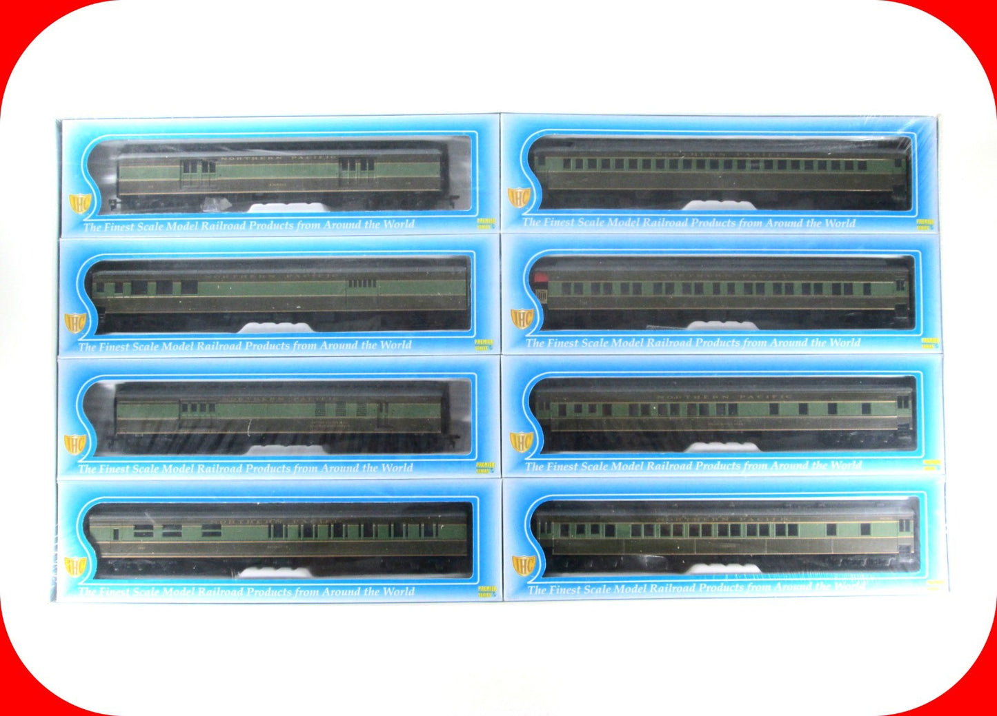 HO Scale ***NORTHERN PACIFIC** Heavyweight 1920s Passenger 8-Car Set - IHC 49528